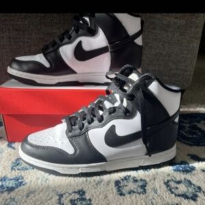 Good use condition Nike Panda dunks high tops